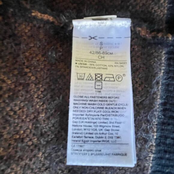 Banana Republic SUPER SOFT Animal Print Boyfriend Cardigan Cotton Sz Sm Women's - Picture 4 of 8